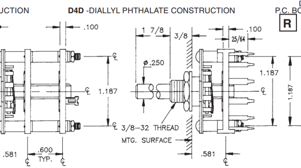 Salvaged 3 pole rotary switch wiring